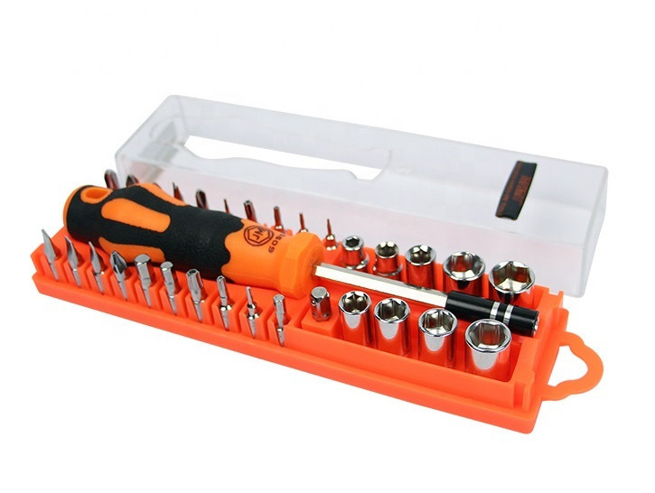 Отвертка с набором бит Jakemy JM-6095, 31 предмет.. Купить, цены, отзывы, доставка.