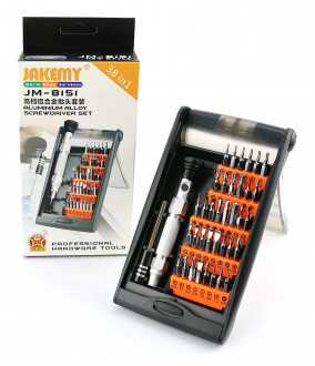 Набор сменных бит с держателем и удлинителем 38 в 1, Jakemy JM-8151. Купить, цены, отзывы, доставка.