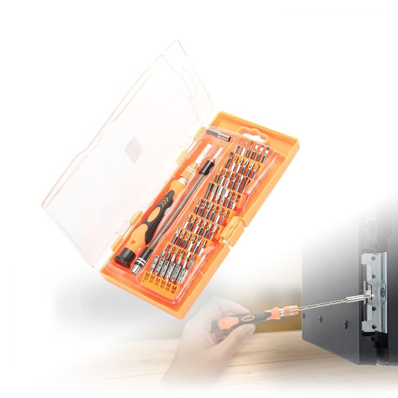 Отвертка со сменными битами и гибким удлинителем, прорезиненная рукоятка (58 в 1), JM-8125 Jakemy. Купить, цены, отзывы, доставка.