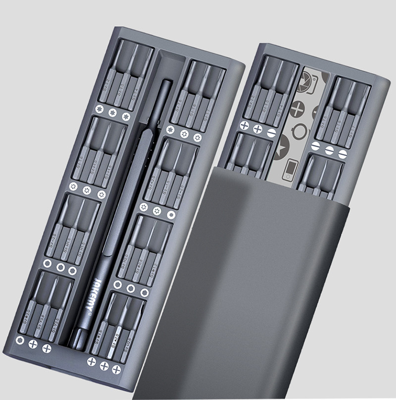 Набор бит с рукояткой Jakemy JM-8169, 49 предметов в металлическом кейсе.. Купить, цены, отзывы, доставка.