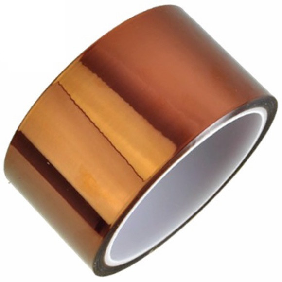 70мм, 33м - Температуроустойчивый скотч Kapton, полиамидная лента-скотч на клейкой основе. Купить, цены, отзывы, доставка.