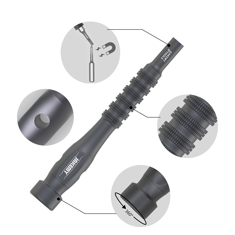 Набор магнитный из отвертки с битами Jakemy JM-8174, 45 предметов в кейсе.. Купить, цены, отзывы, доставка.