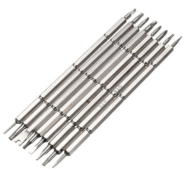 Отвертка с двухсторонними битами в чехле-пенале Jakemy JM-8124, 9 предметов.. Купить, цены, отзывы, доставка.