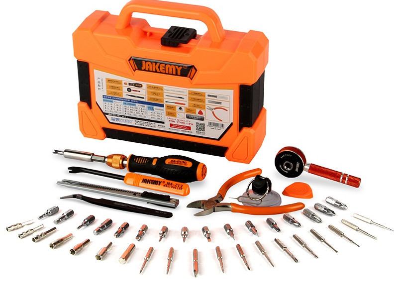 Набор инструментов для ремонта электроники в чемодане JM-8146, 47 предметов.. Купить, цены, отзывы, доставка.