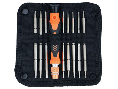 Отвертка с двухсторонними битами в чехле-пенале Jakemy JM-8124, 9 предметов.. Купить, цены, отзывы, доставка.