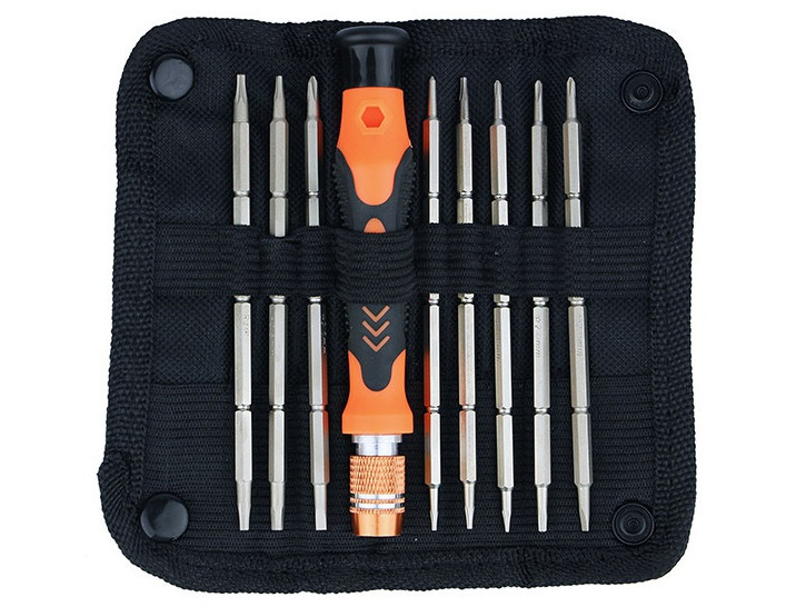 Отвертка с двухсторонними битами в чехле-пенале Jakemy JM-8124, 9 предметов.. Купить, цены, отзывы, доставка.
