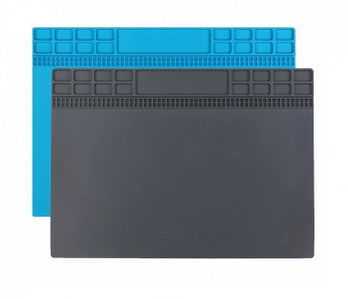 Коврик для пайки 40 х 30cм, термостойкий силиконовый с магнитными ячейками под винты, SS-004B.. Купить, цены, отзывы, доставка.