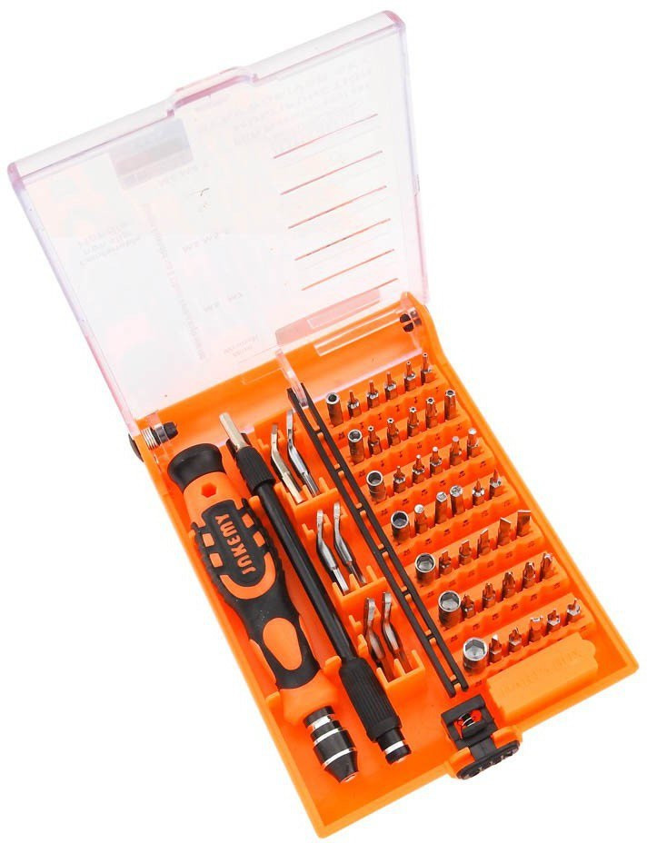 Набор инструментов для ремонта электроники Jakemy JM-8150, 52 предмета в кейсе.. Купить, цены, отзывы, доставка.