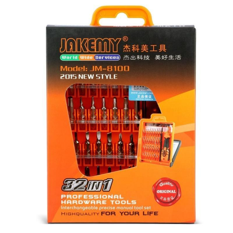 Набор инструментов универсальный  JM-8100, 32 предмета в кейсе.. Купить, цены, отзывы, доставка.