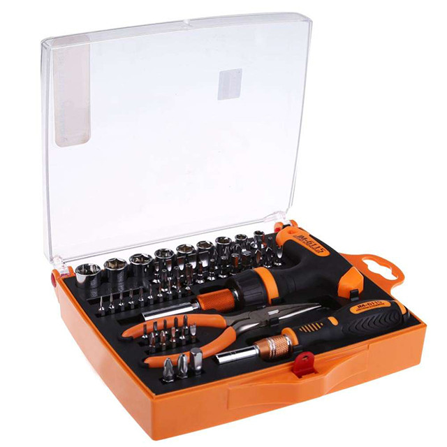 Набор бит с отвертками универсальный JM-6115, 58 предметов в кейсе.. Купить, цены, отзывы, доставка.