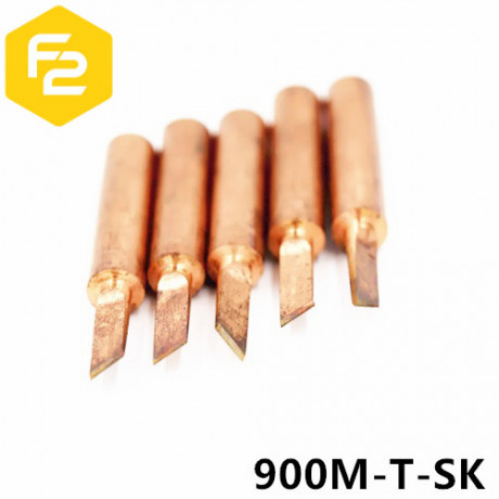 Жало медное 900M-T-SK типа "узкий нож" клинообразное, для паяльника Lukey, Hakko, Baku, EXtools, Aoyue, Kada. Купить, цены, отзывы, доставка.