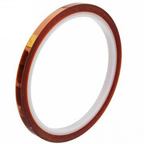 5мм, 33м - Термостойкий скотч Kapton, высокотемпературная полиамидная лента. Купить, цены, отзывы, доставка.