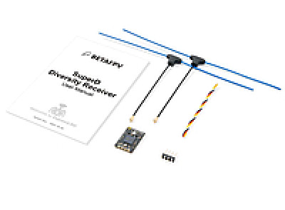 Приймач BETAFPV SuperD ELRS 915MHz/868MHz Diversity RX Receiver для FPV квадрокоптерів. Купить, цены, отзывы, доставка.